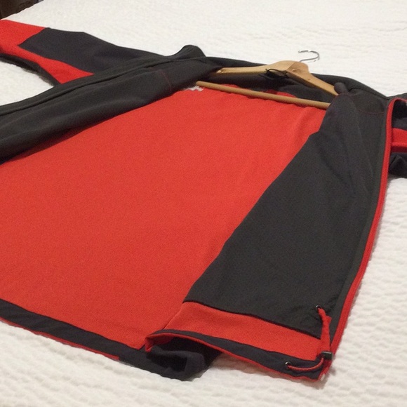 EUC Mens The North Face TNF Apex Summit Series XL Red/ Dark Gray Jacket - Picture 12 of 16